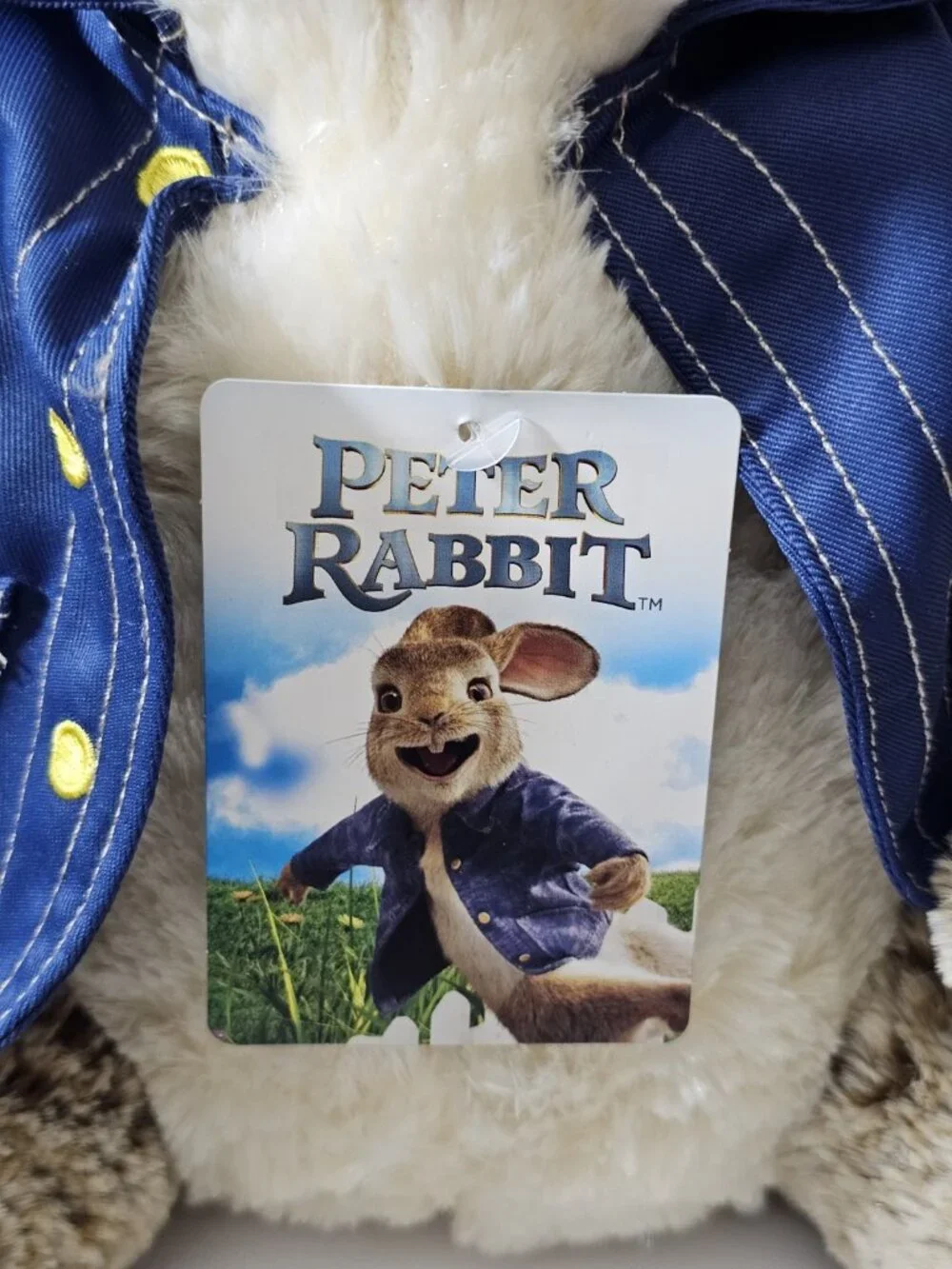 Dan Dee Peter Rabbit 2 Movie 2026 Plush Bunny Soft 18in Kids Ages 3+ NWT - Picture 12 of 12